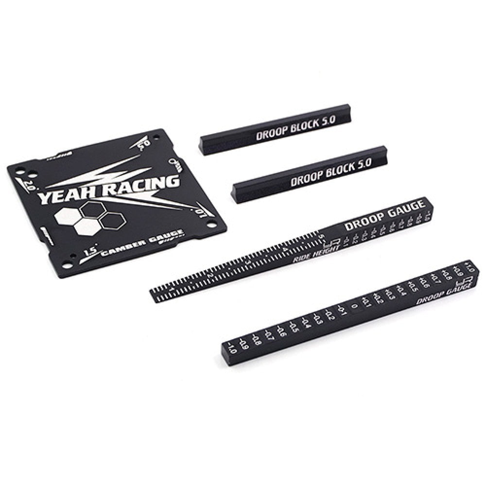 Yeah Racing: Aluminum Set Up Tool Kit For 1/28 Mini-Z