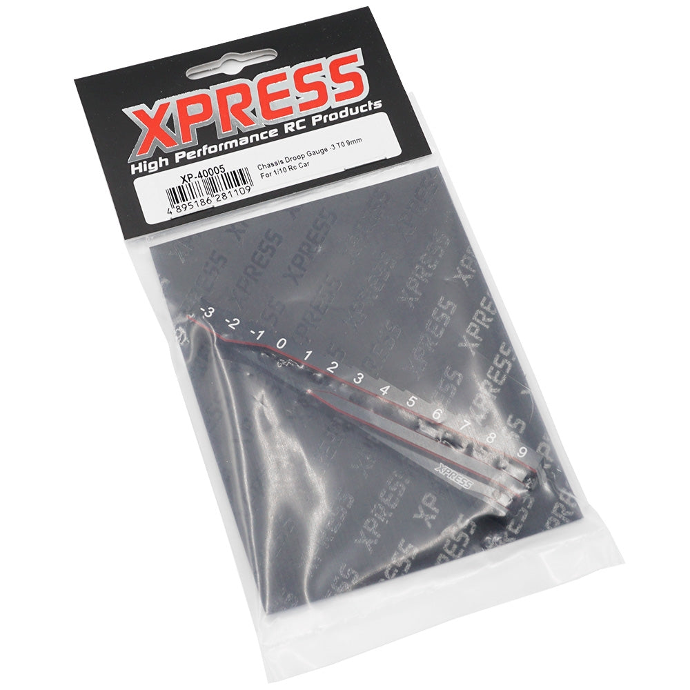 Xpress: Chassis Droop Gauge -3 To 9mm (1/10 TC)