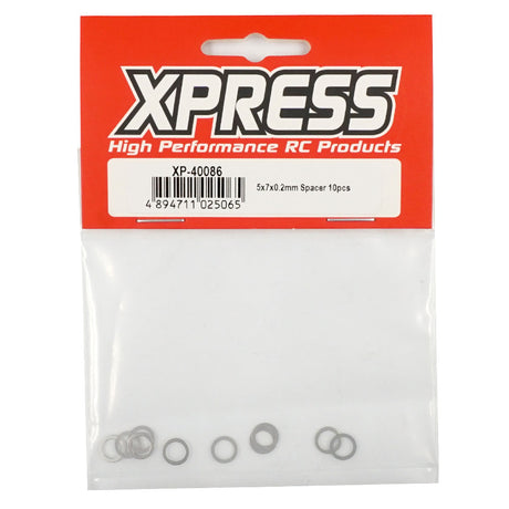 Xpress: 5x7x0.2mm Drive Axle Shims (10pcs)