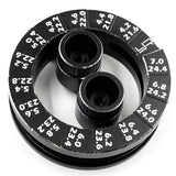 Yeah Racing: Aluminum Round Droop Gauge For 1/10 TC