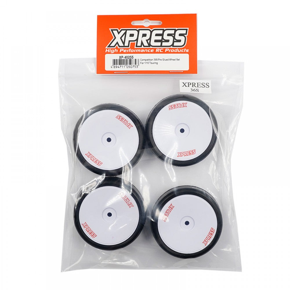 Xpress: Competition 36S Pre-Glued Wheels