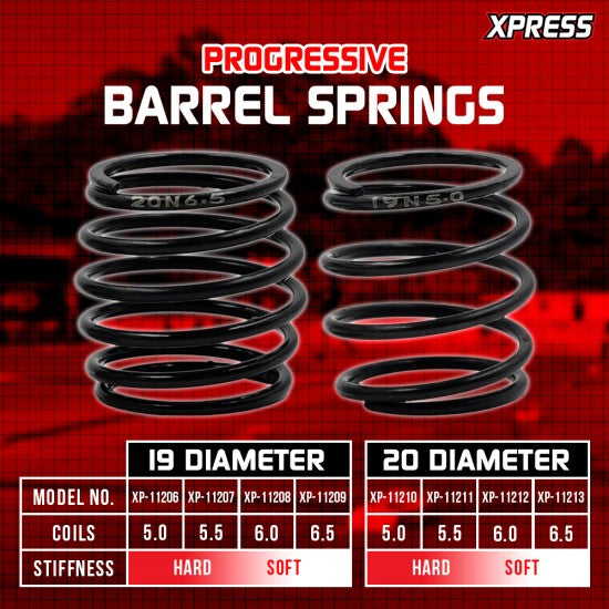 Xpress: 19mm Barrel Springs (2pcs)