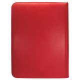 Ultra Pro: Vivid 9-Pocket Zippered PRO-Binder (Red)