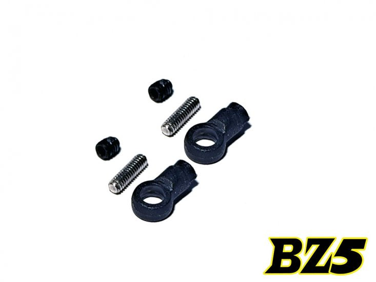 Atomic RC: BZ5 Ball Cap & Screws for Aluminum Rear Lower Arm