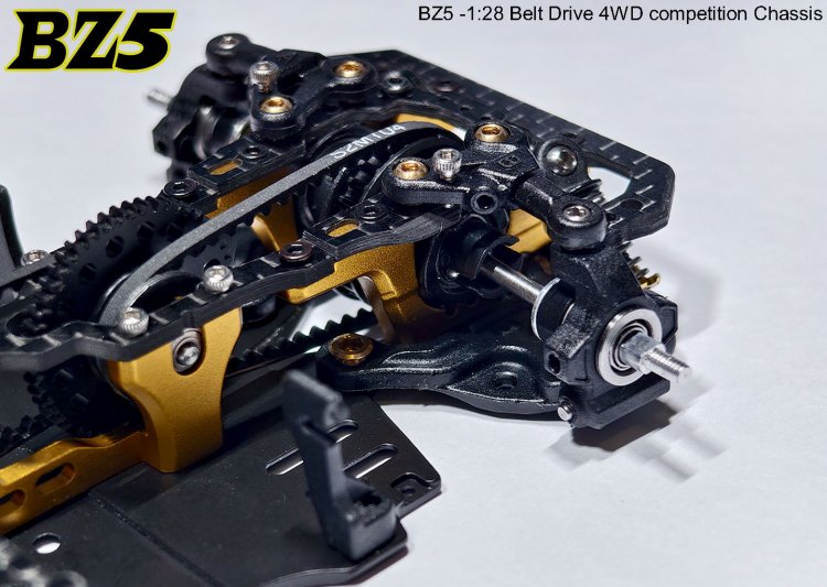 Atomic RC: Z5 Belt Drive 4WD Chassis Kit