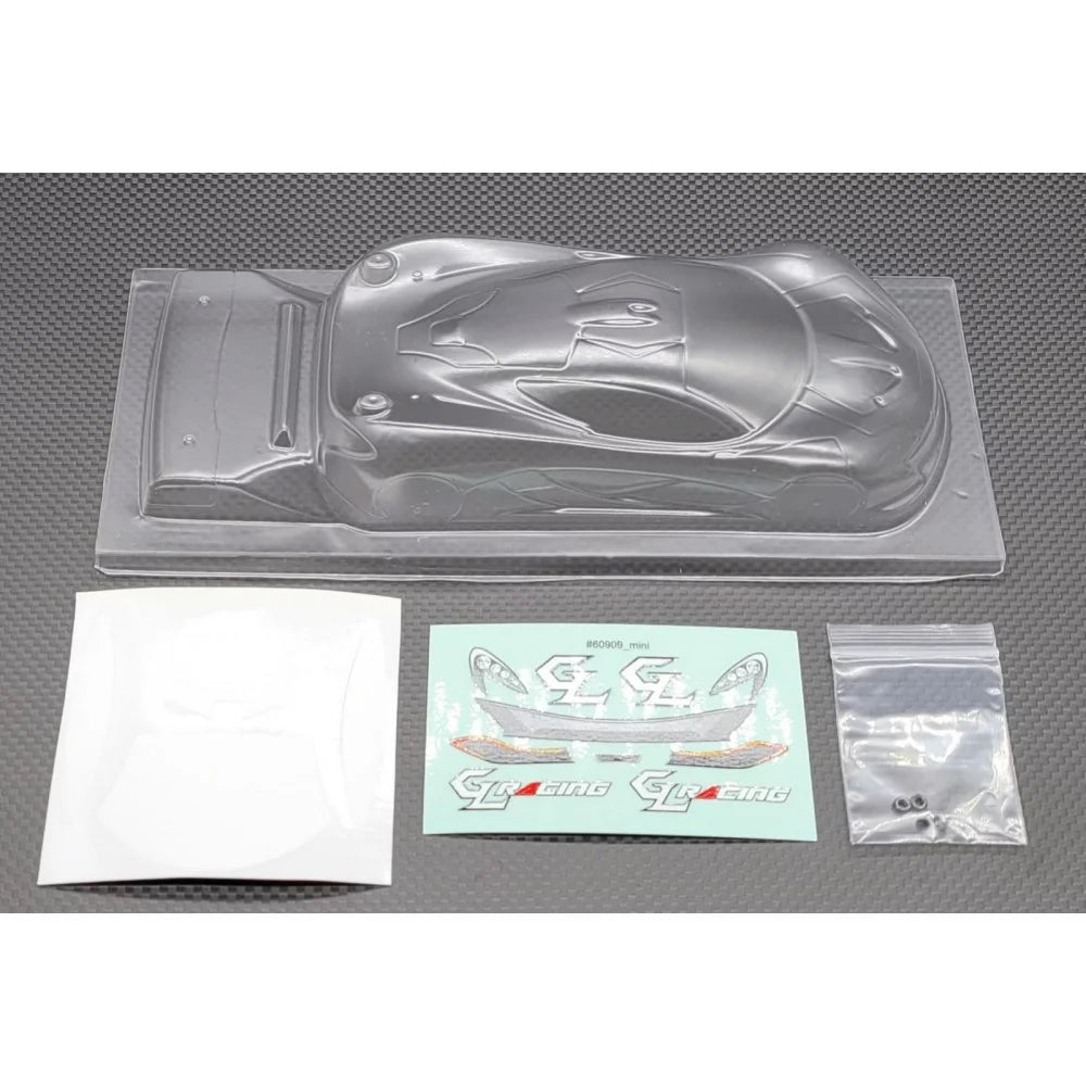 GL Racing: 1/28 P1M Lexan Body 102mm (GBL001-P1M-102)