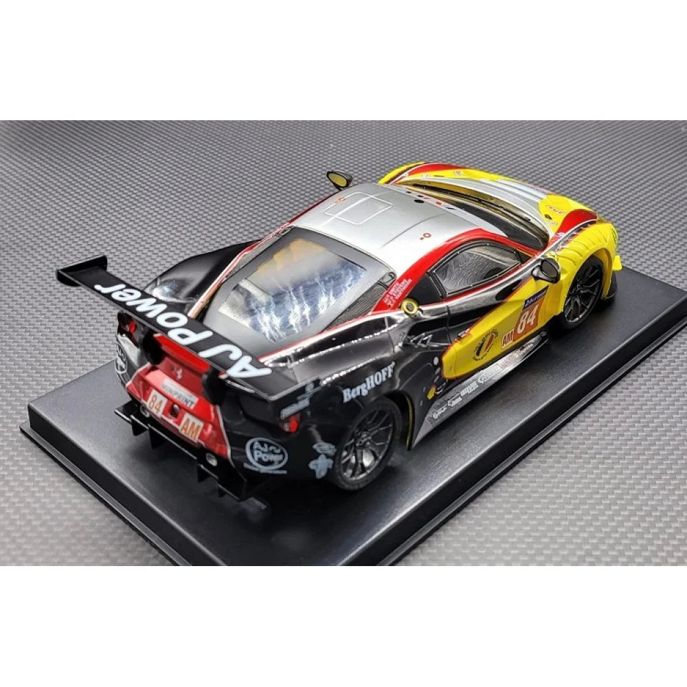 GL Racing: 1/28 Yellow/Red Ferrari 488 GT3 Body 98mm