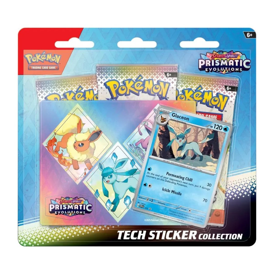 Pokemon: Prismatic Evolutions Tech Sticker Collection (1-Pack)