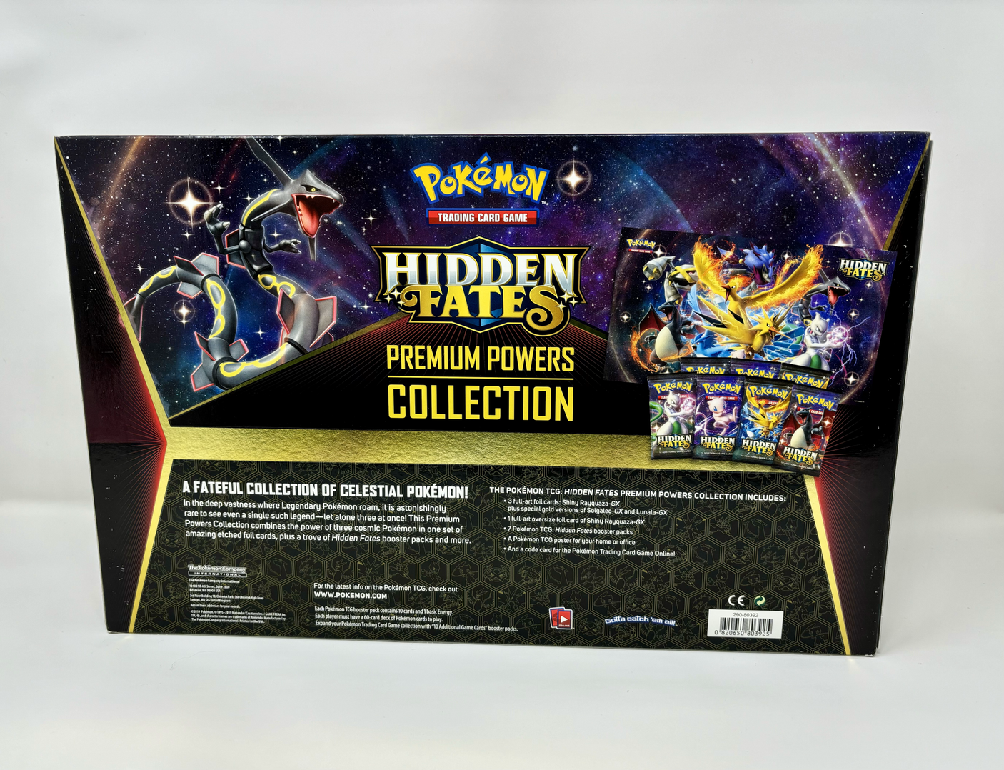 Hidden Fates Premium Powers Collection Back