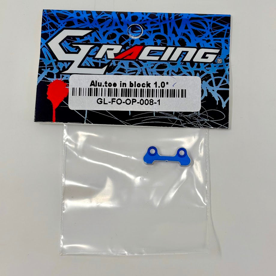 GL Racing: GL Formula One Aluminum Toe-In Block 1°