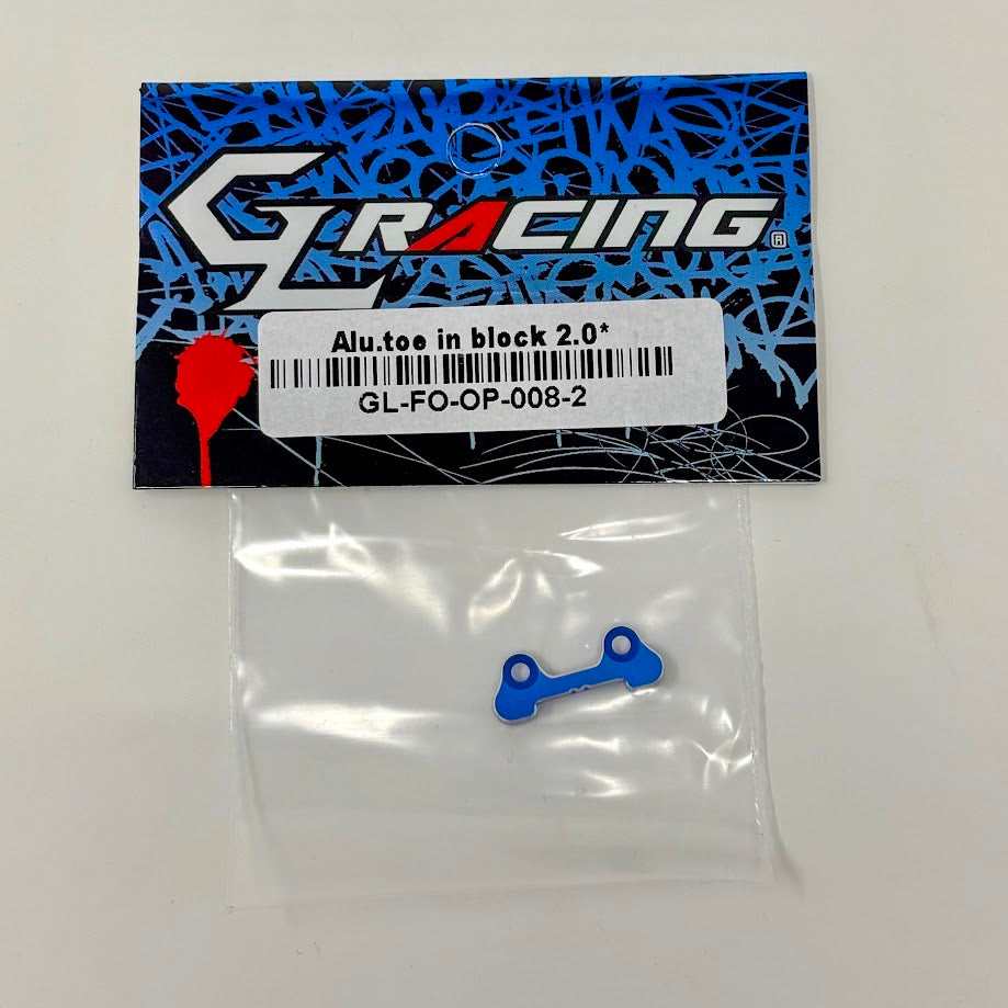 GL Racing: GL Formula One Aluminum Toe-In Block 2°