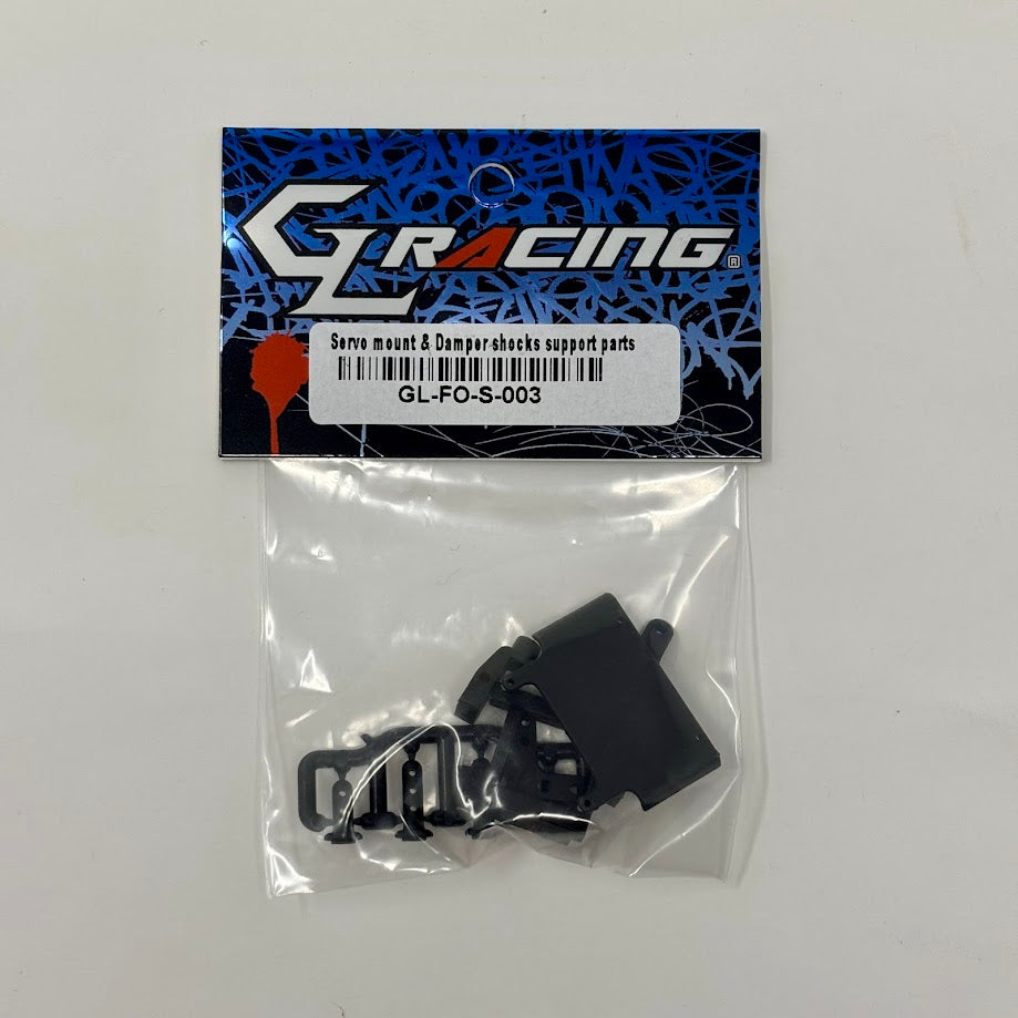 GL Racing: GL Formula One Servo Mount & Damper Shocks