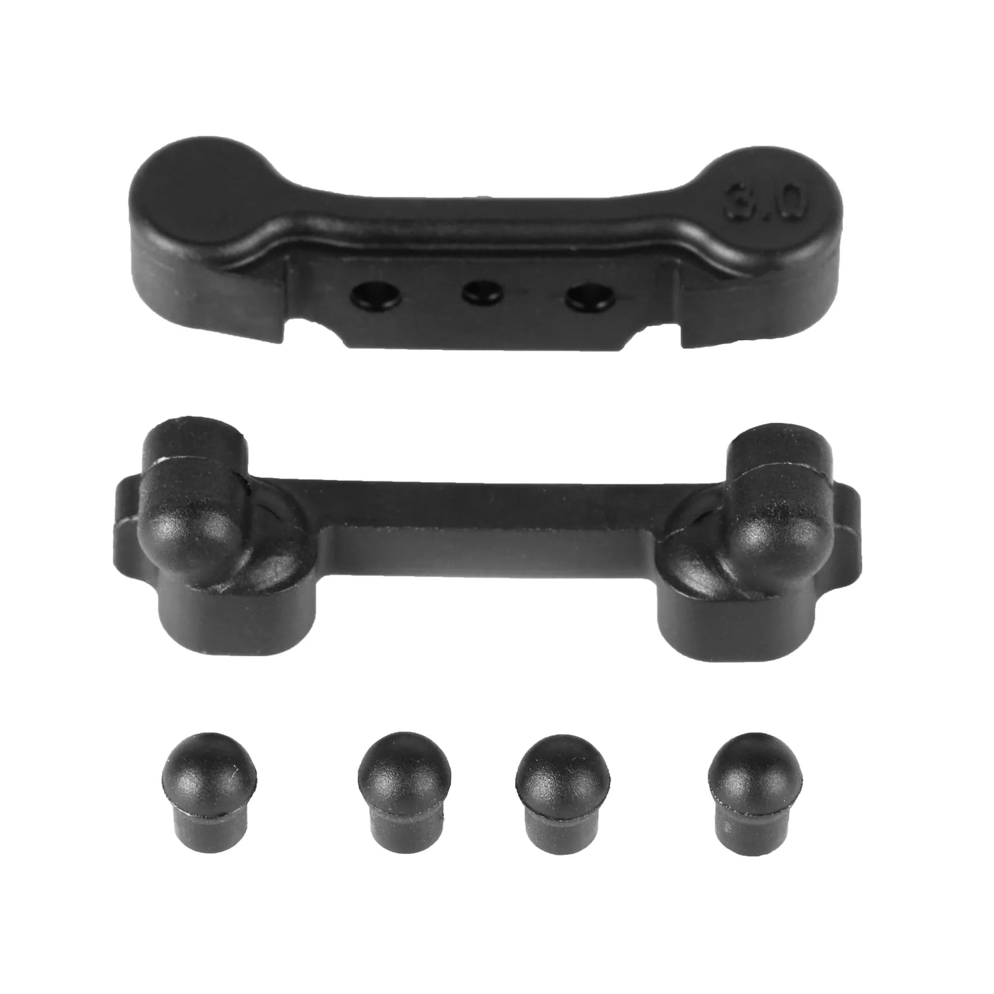 LC Racing: L5027 Arm Mounts & Pivot Balls Set