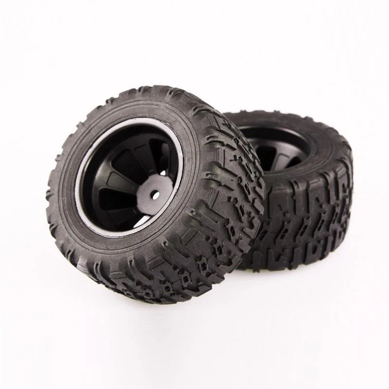 LC Racing: L6061 MT 12mm Mounted Tires Set (2pcs)