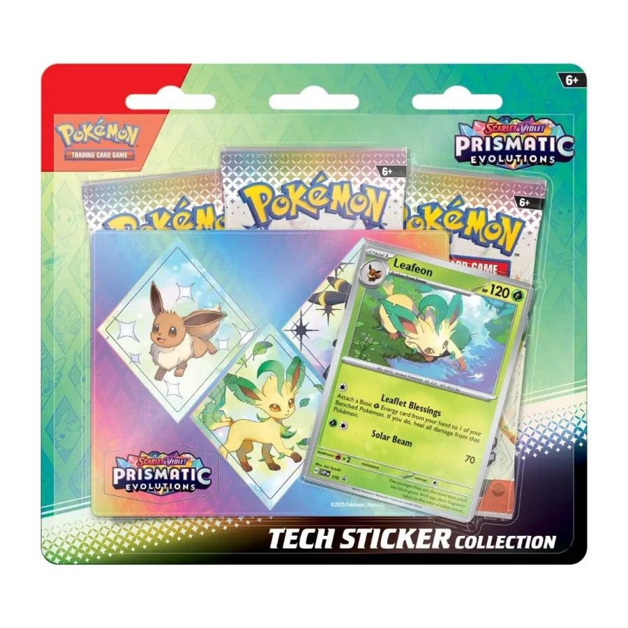 Pokemon: Prismatic Evolutions Tech Sticker Collection (1-Pack)