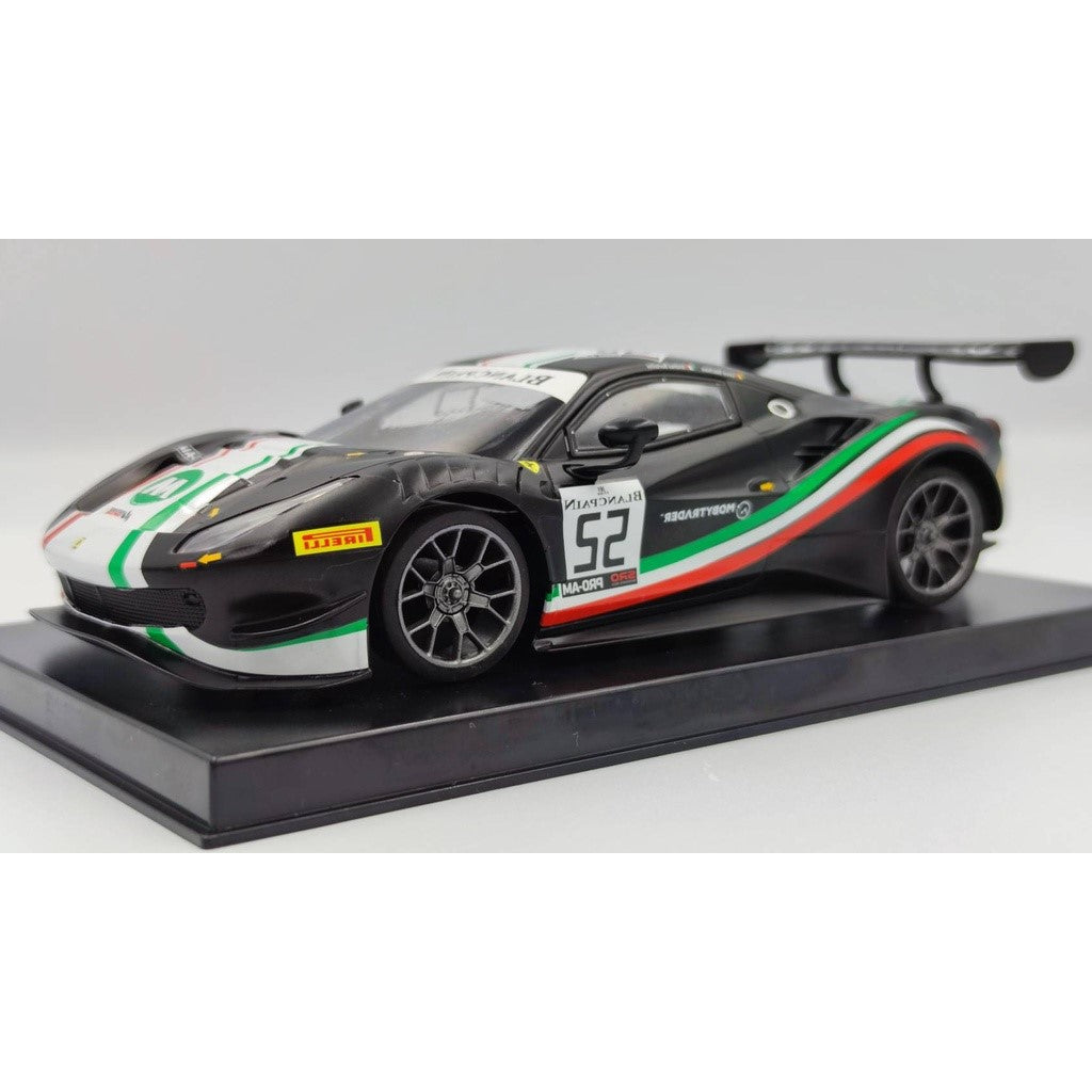 GL Racing: 1/28 Mobytrader Ferrari 488 GT3 Body 98mm