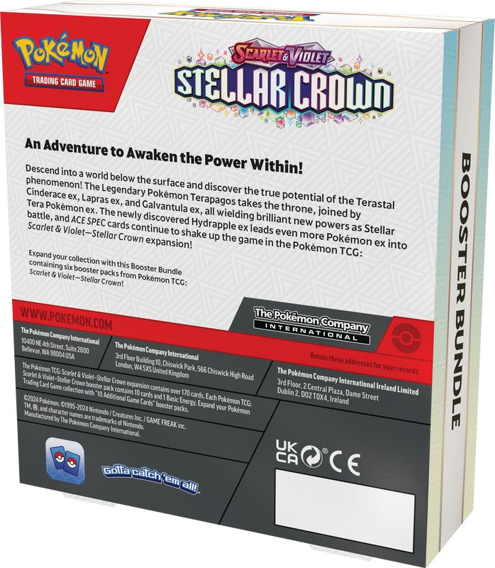 Pokemon TCG: Stellar Crown Booster Bundle