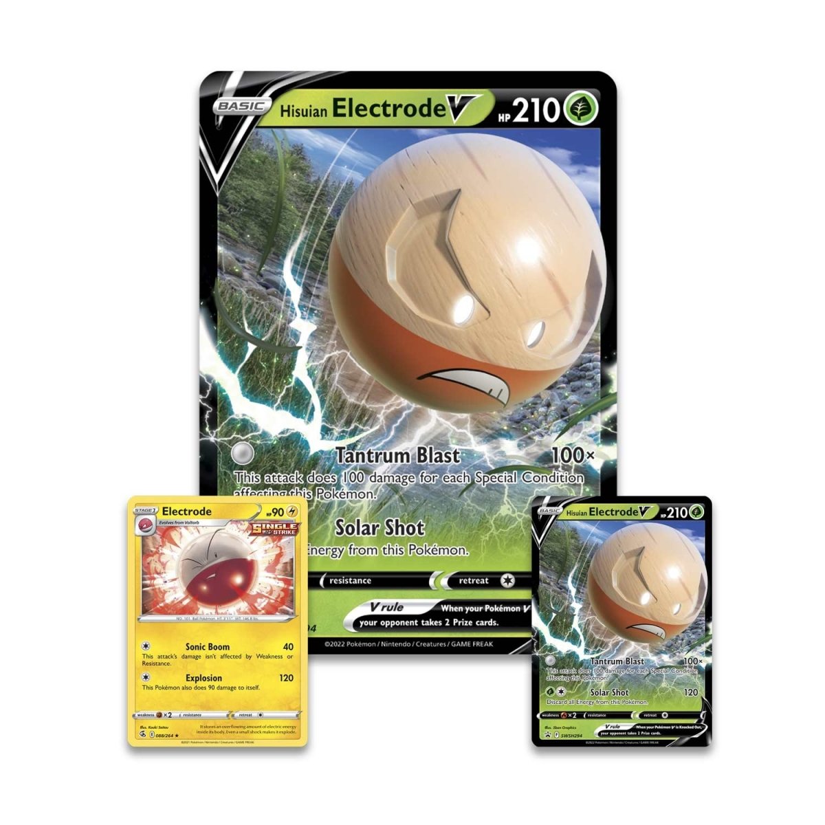 Hisuian Electrode V promo cards