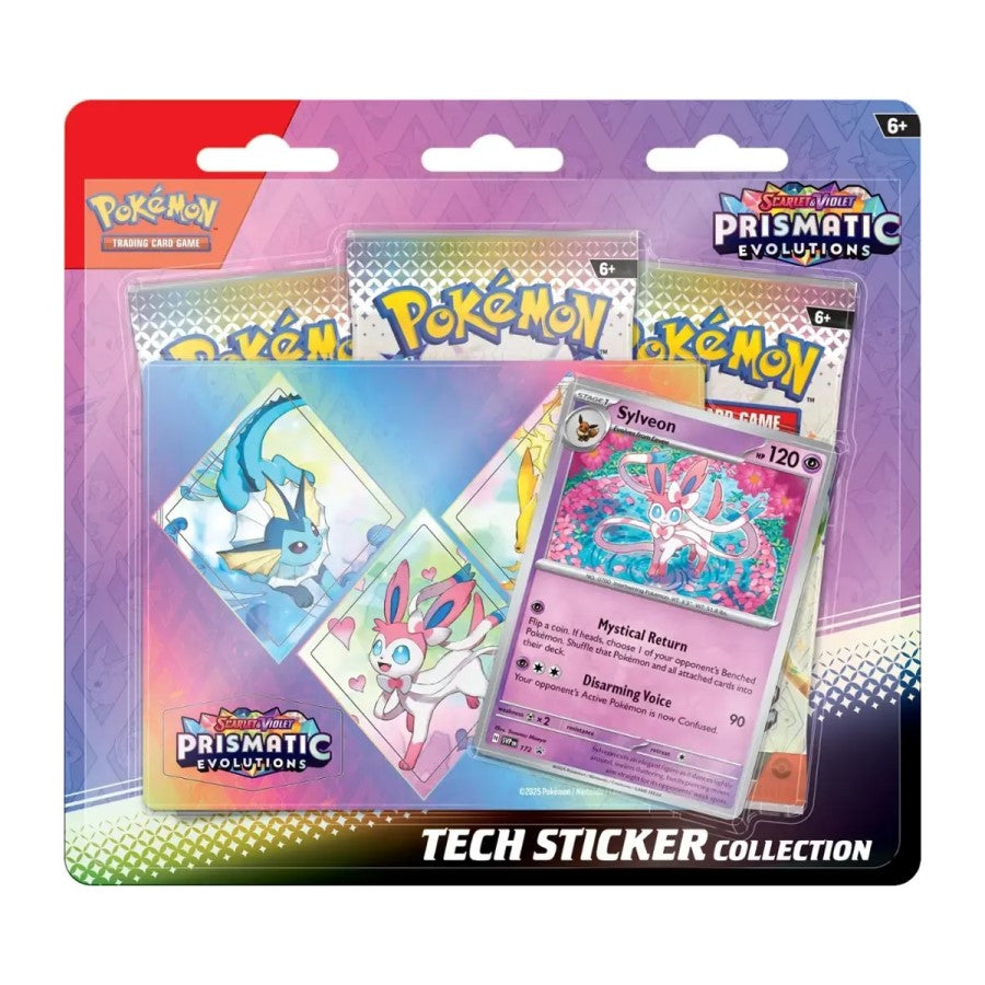 Pokemon: Prismatic Evolutions Tech Sticker Collection (1-Pack)