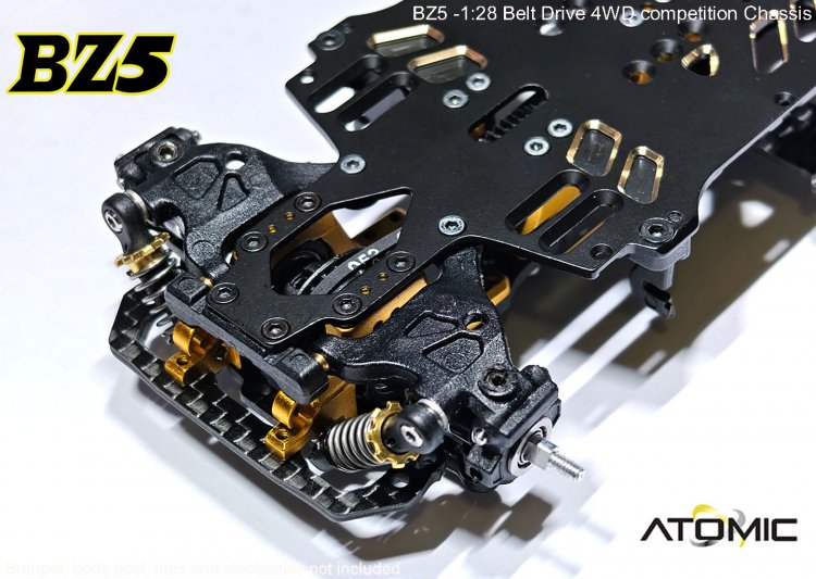 Atomic RC: Z5 Belt Drive 4WD Chassis Kit