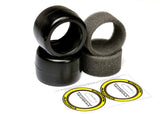 Exotek Racing: F1 1/10 Rear Rubber Tires 36X, Yellow-Medium