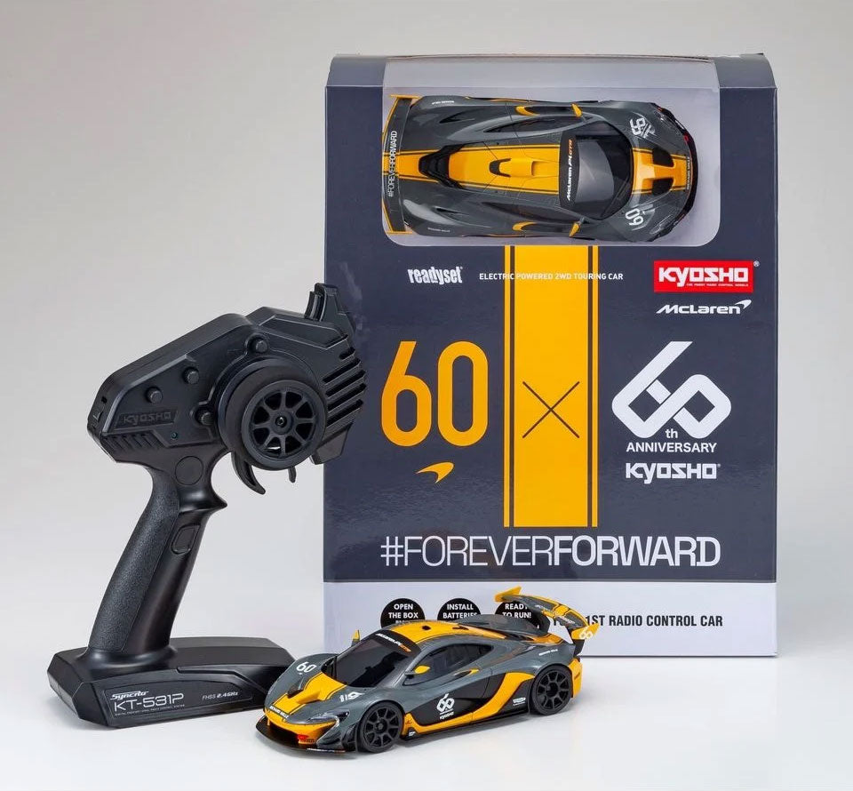 Kyosho: Mini-Z RWD Readyset McLaren P1 GTR 60th Anniversary 32349GO