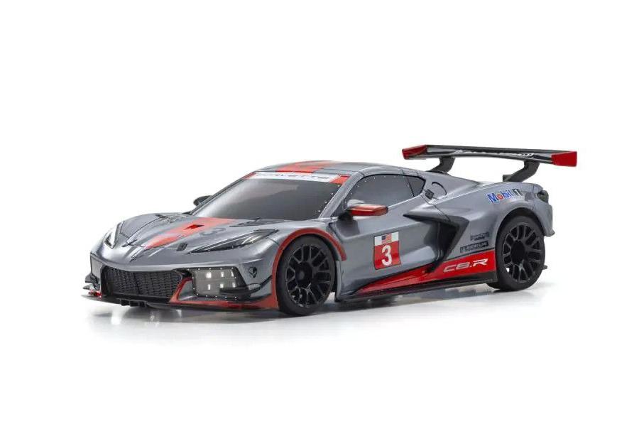 Kyosho: Mini-Z MR-04 RWD Chevrolet Corvette C8.R Gunmetal/Red 32356GMR