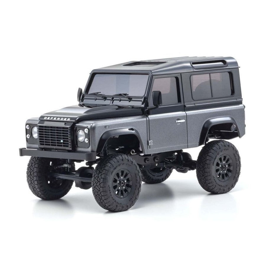 Kyosho: Mini-Z MX-01 4x4 Land Rover Defender 90 Autobiography (Gray/Black)