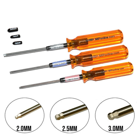 MIP: Ball Hex Driver Set (2, 2.5, & 3.0mm)