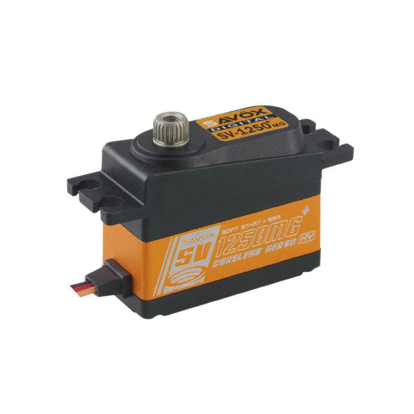 Savox: SV1250MGP High Voltage Micro Tail Servo w/Soft Start, 0.095sec / 111.1oz @ 7.4v