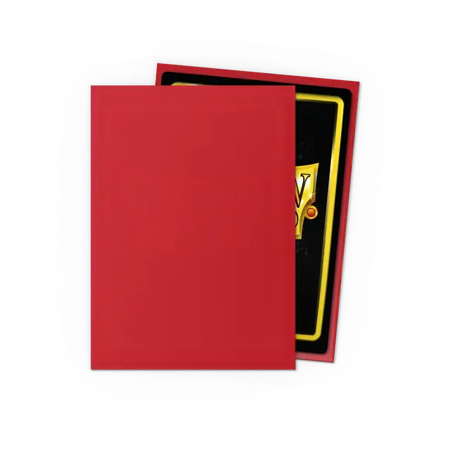 Dragon Shield: Matte Ruby Standard Sleeves