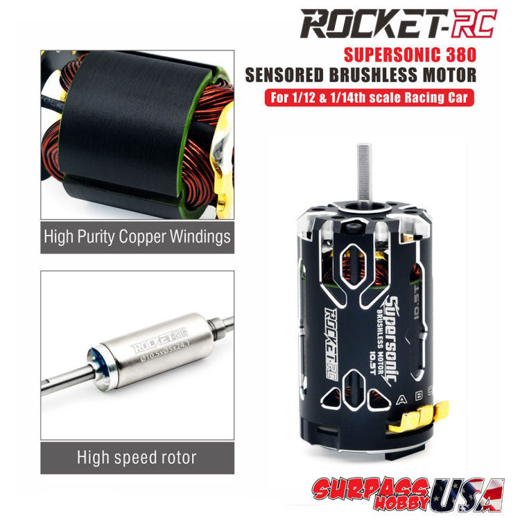 Surpass Hobby: Rocket-RC Supersonic 380 Sensored Brushless Motor