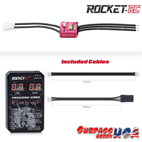 Surpass Hobby: Rocket-RC Kiwami Pro V2 Mini 24 30A Sensored ESC