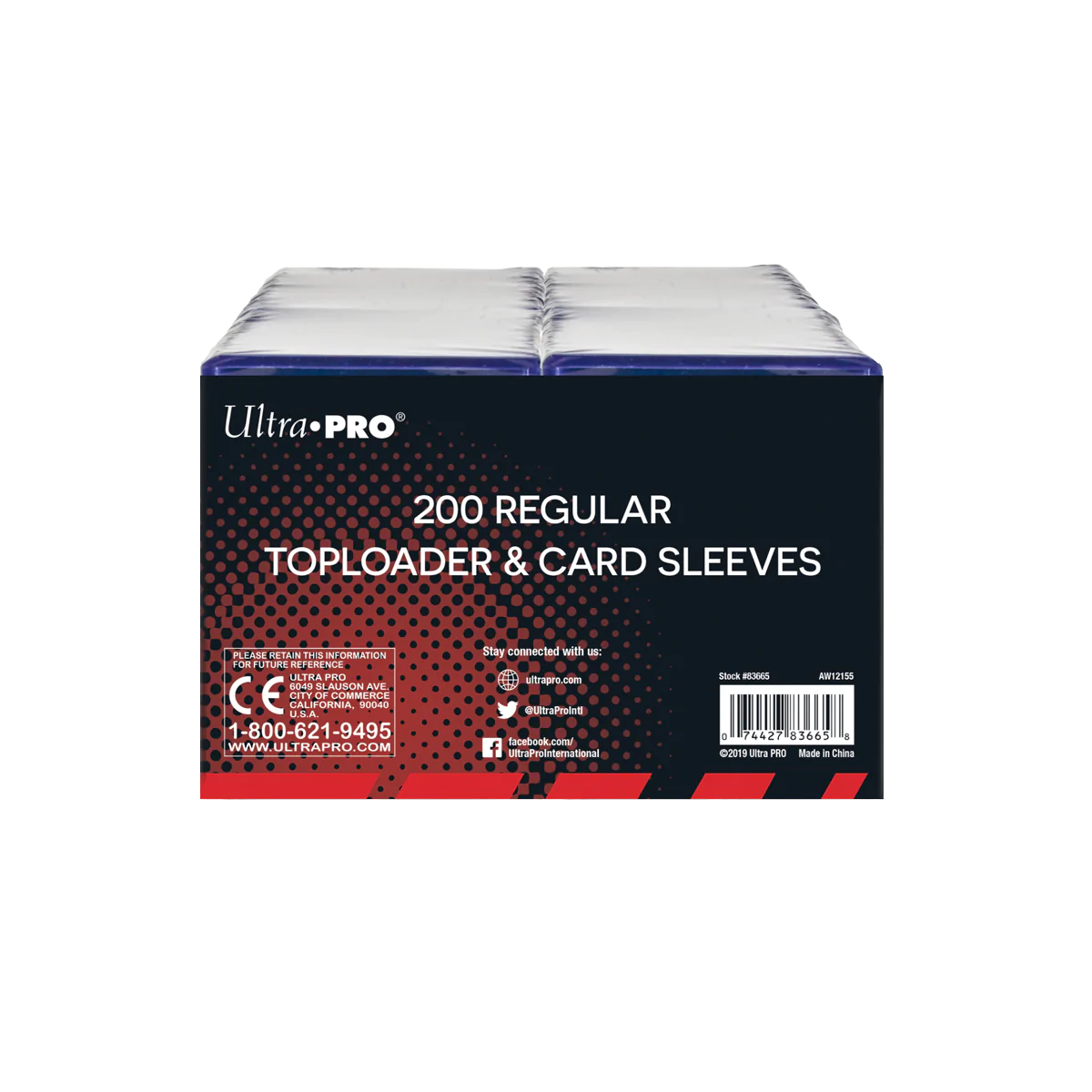 Ultra Pro: 3"x4" Regular Toploaders & Soft Sleeves Bundle