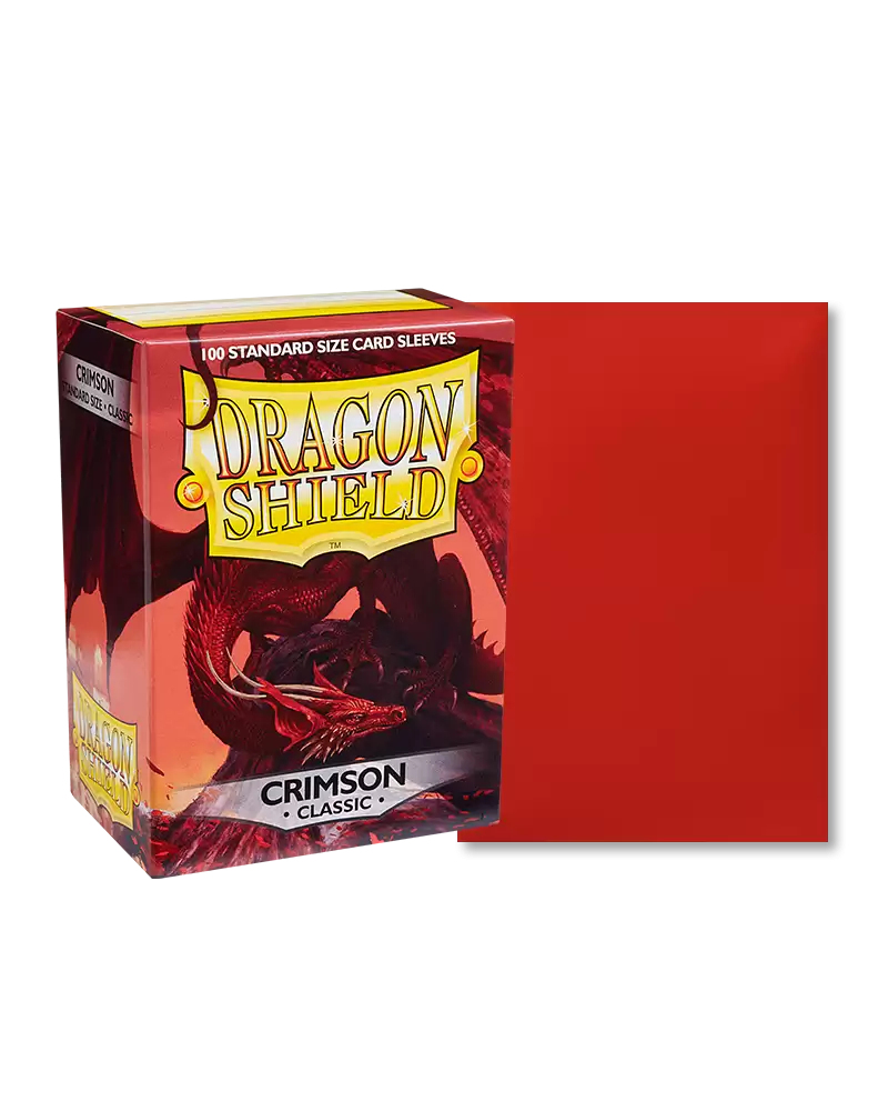 Dragon Shield: Classic Crimson Standard Sleeves