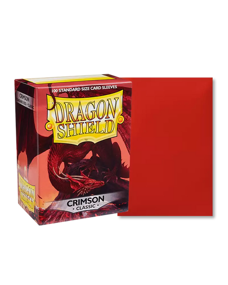 Dragon Shield: Classic Crimson Standard Sleeves