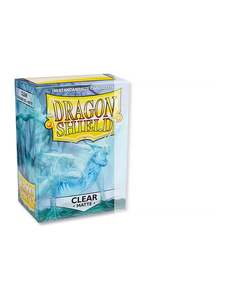 Dragon Shield: Matte Clear Standard Sleeves