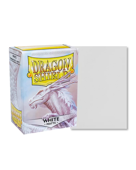 Dragon Shield: Matte White Standard Sleeves