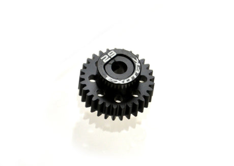 Exotek - Flite 48P Pinion Gear - Black POM with Alloy Collar - Hobby Addicts