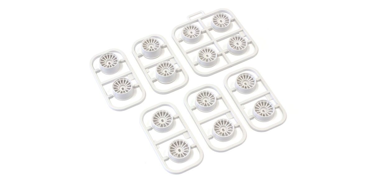 Kyosho: MDH100W Multi Offset Wheel Set (White/AWD/14pcs.)