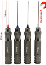 Powerhobby: Pro Series Magnetized Hex Tool Set Metric (1.5, 2.0, 2.5, 3.0mm)