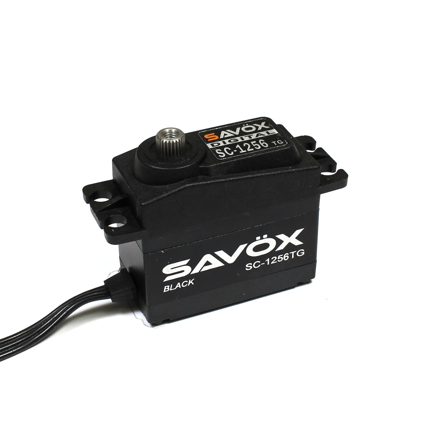 Savox - SC-1256TG-BE - Black Edition Standard Size Coreless Digital Servo 0.15sec / 277oz @ 6V